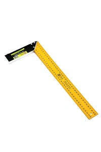 Metal Masa Gönyesi - 40 cm - Sarı Renk