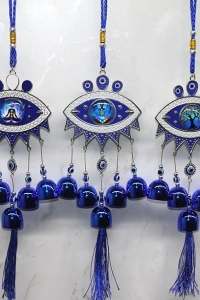 Metal Nazar Boncuğu Çan Model 4