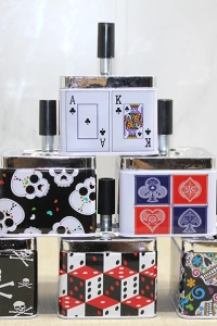 Metal Renkli Basmalı Küllük