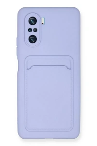 Mi 11i Kılıf Kelvin Kartvizitli Silikon - Lila