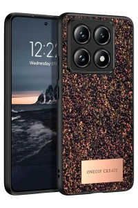 Mi 14T Pro Bright Simli Kapak - Derin Mor