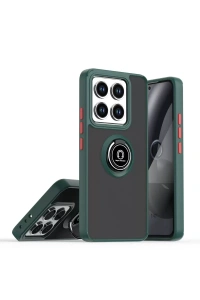 Mi 14T Pro Kılıf Montreal Yüzüklü Silikon Kapak - Yeşil