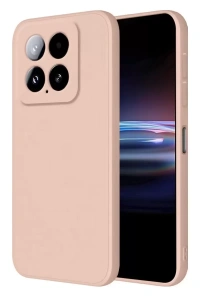 Mi 14T Pro Kılıf Nano içi Kadife Silikon - Pudra