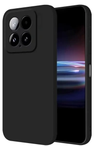 Mi 14T Pro Kılıf Nano içi Kadife Silikon - Siyah