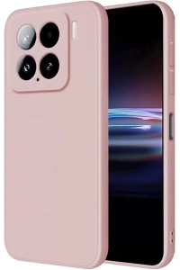 Mi 15 Kılıf Nano içi Kadife Silikon - Pudra