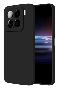 Mi 15 Kılıf Nano içi Kadife Silikon - Siyah