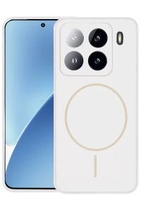 Mi 15 Pro Kılıf Jully Magsafe Kapak - Beyaz