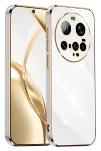 Mi 15 Ultra Kılıf Volet Silikon - Beyaz