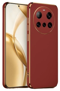 Mi 15 Ultra Kılıf Volet Silikon - Kırmızı