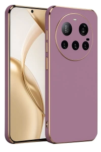 Mi 15 Ultra Kılıf Volet Silikon - Mor