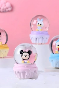 Mickey Mouse Işıklı Kar Küresi Model 4