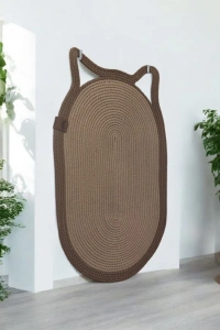 Mikopet Dekoratif Kedi Kulaklı Tırmalama Paspası