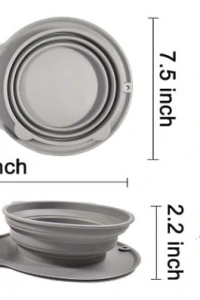 Mikopet Katlanabilir İkili Mama ve Su Kabı