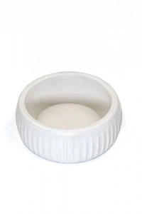 Mikopet Organik Seramik Mama Kabı Beyaz