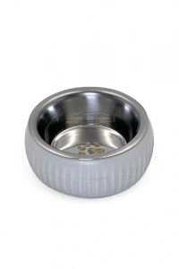 Mikopet Organik Seramik Mama Kabı Gri