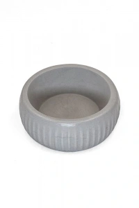 Mikopet Organik Seramik Mama Kabı Gri