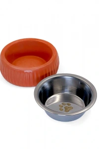 Mikopet Organik Seramik Mama Kabı Kiremit