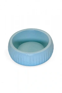 Mikopet Organik Seramik Mama Kabı Mavi