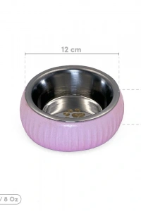 Mikopet Organik Seramik Mama Kabı Pembe