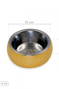 Mikopet Organik Seramik Mama Kabı Sarı