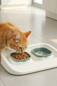 Mikopet Yeşil 2si 1 Arada Mama Ve Su Kabı