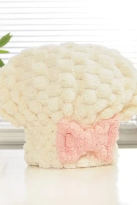 Mikrofiber Örgü Saç Kurutma Bone Havlu