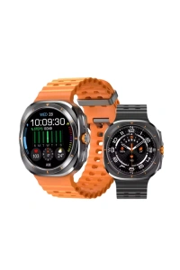 Mikrofon ve Hoparlörlü Akıllı Saat | Takvim, Titreşim, Kronometre Özellikli