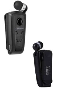 Mikrofonlu Makaralı Bluetooth Kulakiçi Kulaklık Android ve İOS Uyumlu