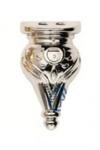 Minare Ahşap, Sunta Sandık Ayağı, Kutu Ayak 3 cm - Nikel