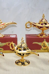 Mineli Metal Alaaddin Lambası Model 5