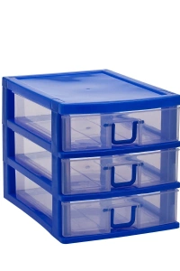 Mini 3 Çekmeceli Komidin Organizer