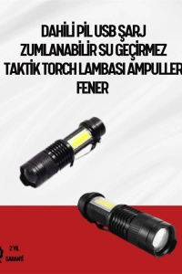 Mini Boy LED El Feneri - 2000 Lümen, Su Geçirmez Tasarım