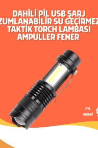 Mini Boy LED El Feneri - 2000 Lümen, Su Geçirmez Tasarım