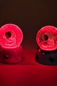 Mini Boy Sevimli Astronot Tasarımlı Işıklı Kar Küresi