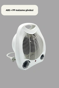 Mini Elektrikli Isıtıcı – 2000W Güç, Fanlı Isıtma, 3 Isı Modu