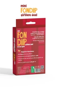Mini Fondip Çiftlere Özel Eğlenceli Kart Oyunu