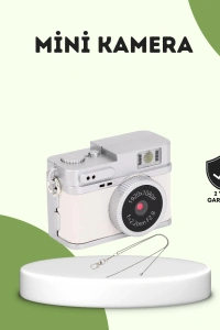 Mini HD Dijital Kamera 1080P Kordonlu Taşınabilir Retro Model