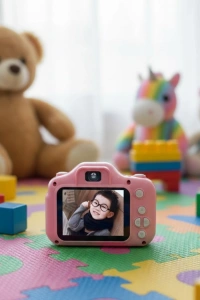 Mini HD Video Kamera Fotoğraf Çekimli Şarj Edilebilir Bataryalı Genişletilebilir Hafızalı