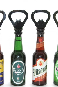 Mini İçecek Şişesi Tasarımlı Magnetli Şişe Açacağı - Model 1