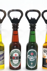 Mini İçecek Şişesi Tasarımlı Magnetli Şişe Açacağı - Model 2