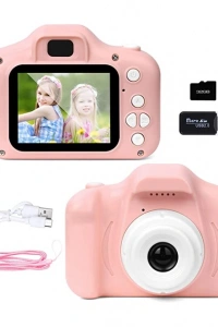 Mini Kamera Fotoğraf Makinesi Pembe