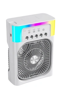 Mini Klima Fan Su Hazneli USB Şarjlı Sessiz Masaüstü Soğutucu