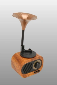 Mini Nostaljik Bluetooth Hoparlör FM Radyo 8 Saat Batarya