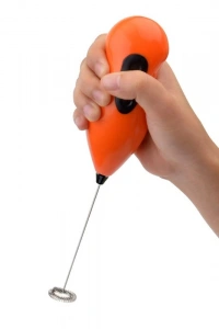 Mini Pilli Portatif Karıştırıcı Cappucino Maker Mikser - Renkli