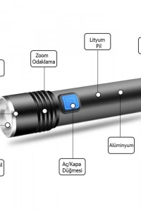 Mini Profesyonel En Güçlü EL Feneri Wt-015