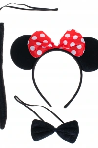 Minnie Mouse Taç Kuyruk Papyon Gösteri Seti