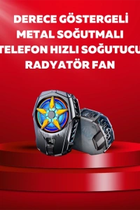 Mobil Cihaz Soğutma Radyatörü – Metal+ABS, Type-C Kablolu