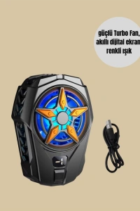 Mobil Cihaz Soğutma Radyatörü – Metal+ABS, Type-C Kablolu