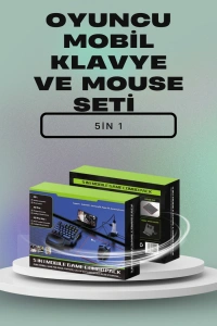Mobil Oyunlar için Klavye, Mouse ve Dönüştürücü Seti