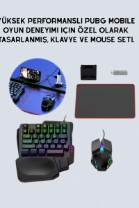 Mobil Oyunlar için Klavye, Mouse ve Dönüştürücü Seti